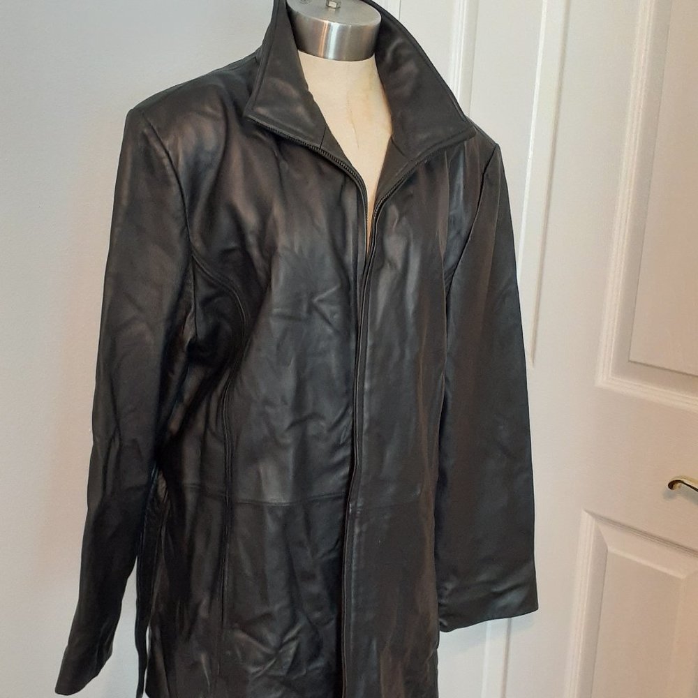 OUTBROOK, Black leather, SZ 1X